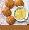 Bolinho de mandioca, vai bem com queijo, carne, cogumelos, crie sua versão.  Foto: Bake and Cake Gourmet