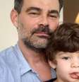 Carmo Dalla Vecchia e o filho Pedro, hoje com 3 anos  Foto: Reprodução/Instagram / Márcia Piovesan