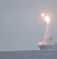 Militares russos lançaram em 2020 o míssil nuclear supersônico Zircon a partir do Mar Branco  Foto: Divulgação Ministério da Defesa Rússia / Flipar