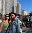 Os amigos Taiana e Dijanine são fãs de Lana Del Rey   Foto: Ícaro Malta/Terra
