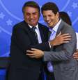 O ex-presidente Jair Bolsonaro e seu ex-ministro Ricardo Salles  Foto: Marcelo Camargo/Agência Brasil