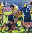 As yaras e estadunidenses em disputa pelo Americas Rugby Trophy.  Foto: Fotojump / CBRu / Sport Life