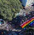 Parada LBGT+ na Avenida Paulista, em São Paulo, em 2019  Foto: Tiago Queiroz/Estadão-23/6/2019 / Estadão
