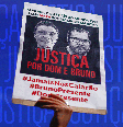 Um ano após morte de Dom e Bruno, indígenas pedem investigação ampla  Foto: Arte/Agência Brasil