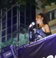 Deputada federal Erika Hilton marcou presença na Marcha do Orgulho Trans, em São Paulo.  Foto: Nayara Macedo