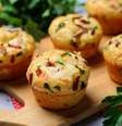 Muffin de queijo com bacon  Foto: Julie208 | Shutterstock / Portal EdiCase