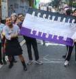 Assexuais marcaram presença na 27ª Parada do Orgulho LGBT+  Foto: Allison Sales/Terra