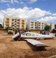 O avião transportava cinco pessoas, duas a mais que o recomendado.  Foto: Renato Andrade 