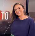 Cecília Flesch reclamou da cobertura da GloboNews que prioriza economia e política  Foto: Reprodução