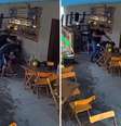 O ex  Foto: BBB Dhomini entra no estabelecimento e espanca o proprietário, que chegou a desmaiar (Crédito  Reprodução/Instagram) / Perfil Brasil