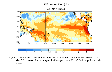 O fenômeno El Niño pode levar a crise climática a novos patamares graças ao seu aquecimento das águas do Oceano Pacífico (Imagem: NOAA)  Foto: Canaltech
