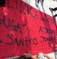 Protesto no CT do Fluminense –  Foto: Reprodução Redes Sociais / Jogada10