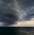 Chuva forte de ciclone extratropical no litoral do RS e de SC (Foto: Getty Imagens)  Foto: Climatempo