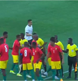 Guiné (de vermelho) vem de derrota para o Egito, por 2 a 1, nas Eliminatórias da Copa Africana – Reprodução  Foto: Jogada10