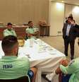 Presidente da Fifa, Infantino explica como pretende combater o racismo no futebol – Joilson Marconne/CBF  Foto: Jogada10