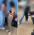 Adolescentes descobrem que namoravam mesmo rapaz e quebram moto dele   Foto: Reprodução / Instagram 