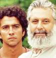 'Renascer' gira em torno da relação tensa entre Zé Inocêncio e Zé Pedro, vividos por Antônio Fagundes e Marcos Palmeira na versão original  Foto: Reprodução