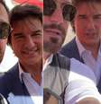 Felipe Titto se encontra com Tom Cruise e ator manda recado para o Brasil; saiba qual  Foto: Instagram/@felipetitto / Estadão