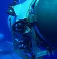 O submarino Titan, que pesa 10 toneladas e pode transportar cinco pessoas  Foto: DW / Deutsche Welle