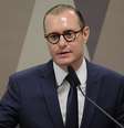 O advogado Cristiano Zanin, indicado a uma vaga no Supremo Tribunal Federal (STF) pelo presidente da República, Luiz Inácio Lula da Silva (PT), na vaga decorrente da aposentadoria de Ricardo Lewandowski, participa de sabatina que ocorre no Senado, em Brasília  Foto: CLÁUDIO REIS/ENQUADRAR/ESTADÃO CONTEÚDO