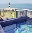 Cobertura triplex com vista para o Farol da Barra  Foto: Airbnb/Reprodução / Viagem e Turismo