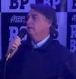 O ex-presidente Jair Bolsonaro discursou em evento em Porto Alegre (RS) nesta quinta-feira, 22  Foto: Reprodução/ Twitter / Estadão