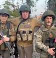Yevgeny Prigozhin com mercenários na Ucrânia  Foto: Reuters / BBC News Brasil