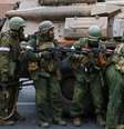 Mercenários russos em Rostov-on-Don  Foto: DW / Deutsche Welle