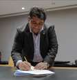 Ednaldo Rodrigues vê prazo para anunciar técnico “tampão” se aproximando –  Foto: Lesley Ribeiro/CBF / Jogada10
