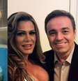 À esquerda, acima, Fátima Fagundes; abaixo, Silvinha Franceschi; Fabiane Andrade e Gugu ao centro; Alessandra Scatena à direita  Foto: Reproduções