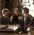 Chris Columbus dirigindo Harry Potter e a Pedra Filosofal  Foto: Adoro Cinema