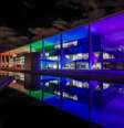 Palácio do Planalto, em Brasília, foi iluminado com cores da bandeira que representa diversidade  Foto: Rafa Neddermeyer/Agência Brasil