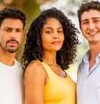 Caio, Aline e Daniel: as emoções do trio não convencem a maioria dos noveleiros  Foto: Divulgação/TV Globo