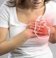 Imagem meramente ilustrativa de uma mulher com dor no peito  Foto: Eternalcreative / iStock