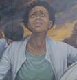 Arte mural recordando massacre racista em Tulsa, Oklahoma  Foto: DW / Deutsche Welle