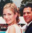 Ana Zimmerman e Gil Rocha na festa de casamento, em 2001  Foto: Reprodução