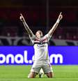 Luciano comemora o gol que garantiu vitória do São Paulo contra o Fluminense (01/07/23)  Foto: Eduardo CarmimPhoto PremiumGazeta Press