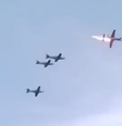 Aviões da Força Aérea Colombiana colidem no ar; vídeo  Foto: Reprodução