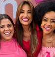 Tati Machado e Valéria Almeida fizeram uma estreia elogiada no comando temporário do 'Encontro'  Foto: Reprodução