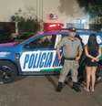 Suspeita foi presa em flagrante após homicídio da concunhada  Foto: Divulgação/Polícia Militar de Goiás