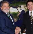 (Encontro entre Lula e Silvio Santos em 2010  Foto: Ricardo Stuckert/PR) / Perfil Brasil