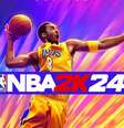 Kobe Bryant, lenda do Los Angeles Lakers, estampará capa das edições especiais de NBA 2K24.  Foto: Divulgação/2K