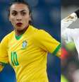 Diferença salarial entre Marta e Neymar assusta.  Foto: Getty Images / Purepeople