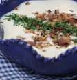 Creme de Palmito com Bacon  Foto: Giu Giunti - O Melhor Prato