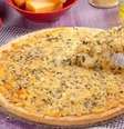 Pizza 4 queijos de liquidificador  Foto: Guia da Cozinha