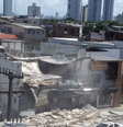O prédio desabou na Avenida Domingos Ferreira  Foto: Reprodução/Redes Sociais