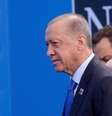 O presidente da Turquia, Tayyip Erdogan, chega à cúpula dos líderes da Otan em Vilnius  Foto: Reuters / BBC News Brasil
