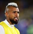 Vidal no aquecimento pelo Flamengo -   Foto: Michael Steele | Getty Images / Esporte News Mundo