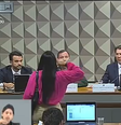 Segundo Waiãpi, a continência prestada ao interrogado foi uma saudação militar hierárquica  Foto: Reprodução/ Twitter