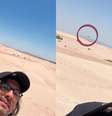 Turista flagrou OVNI em foto tirada no México  Foto: Reprodução/Twitter